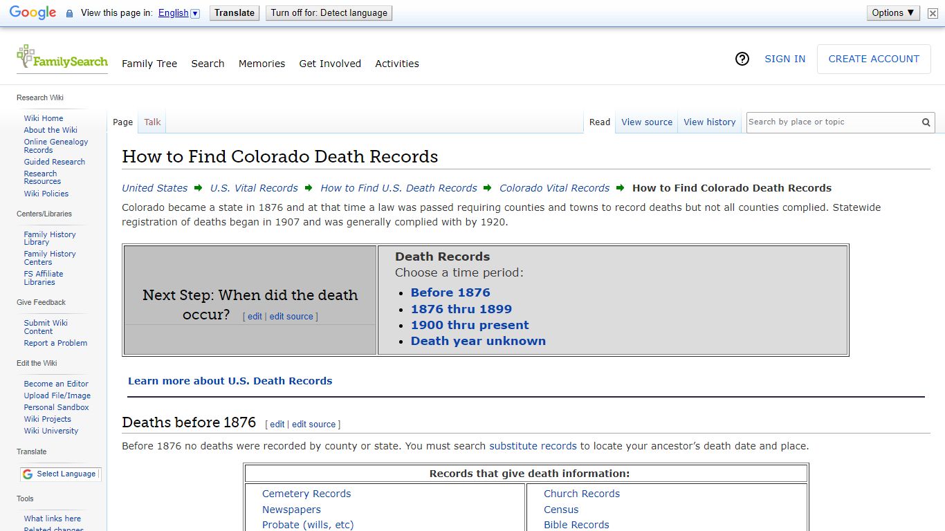 How to Find Colorado Death Records • FamilySearch
